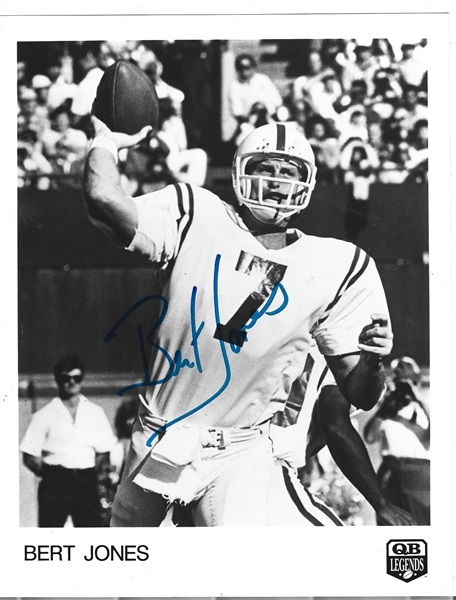 Bert Jones (Baltimore Colts - NFL) Autographed 8 x 10 Color Photo