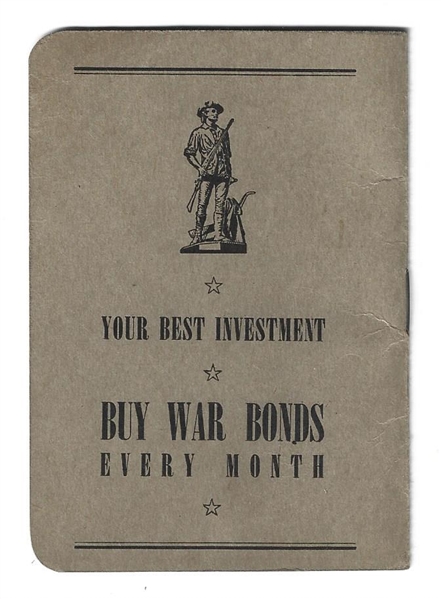 1944  Gering Products (Kenilworth, NJ) Thermoplastic Products Booklet with War Bonds Ad