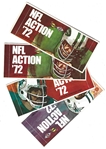 1972 Sunoco NFL Stamps Lot of (4) Packets