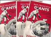 1969 San Francisco Giants (NL) Lot of (3) Official Programs 