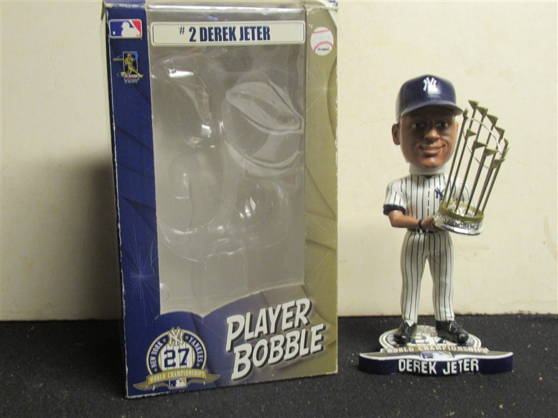 Derek Jeter (HOF) Forever Collectibles 2009 World Series Bobble Head