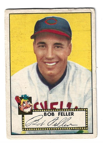 1952 Bob Feller (HOF)  Topps Baseball Card 