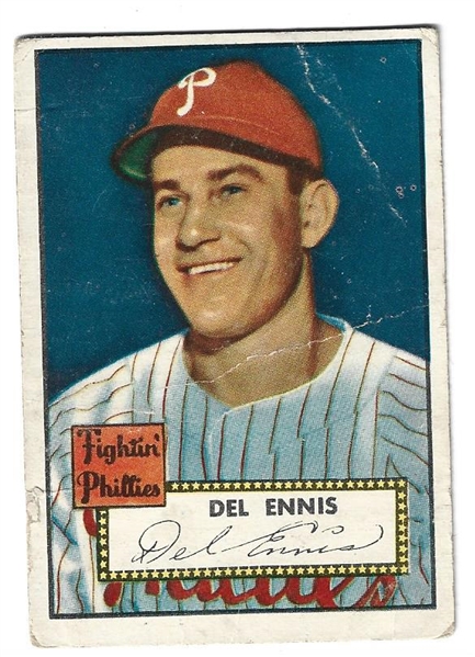 1952 Topps - Del Ennis (Phillies) - Baseball Card