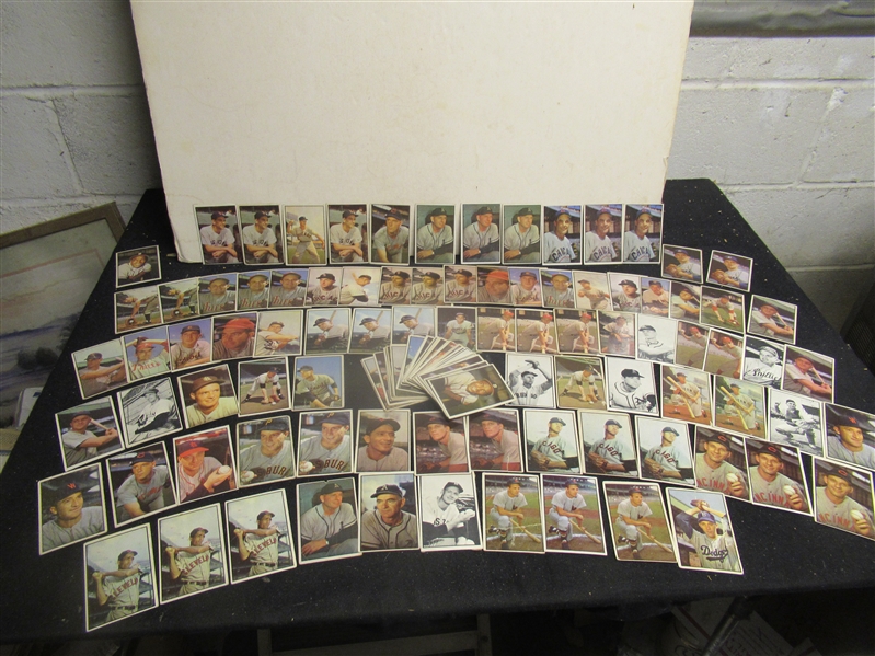 1953 Bowman Color Big Lot # 2 of (120) Cards - Conditions Vary