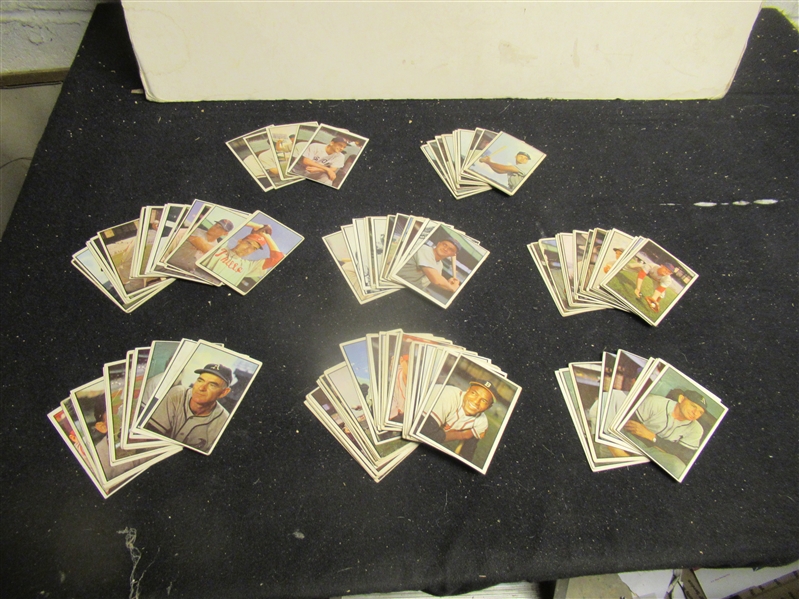 1953 Bowman Color Big Lot # 2 of (120) Cards - Conditions Vary