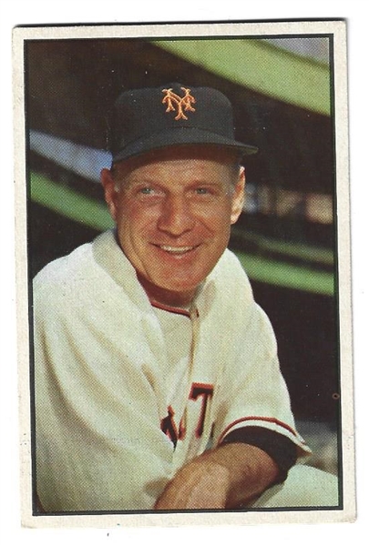 1953 Bowman Color - Leo Durocher (HOF) - Baseball Card