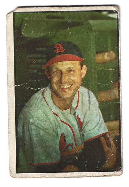 1953 Bowman Color - Stan Musial (HOF) - Baseball Card 