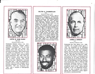 1979 Basketball HOF Supplemental with 78 Electees Including Wilt Chamberlain