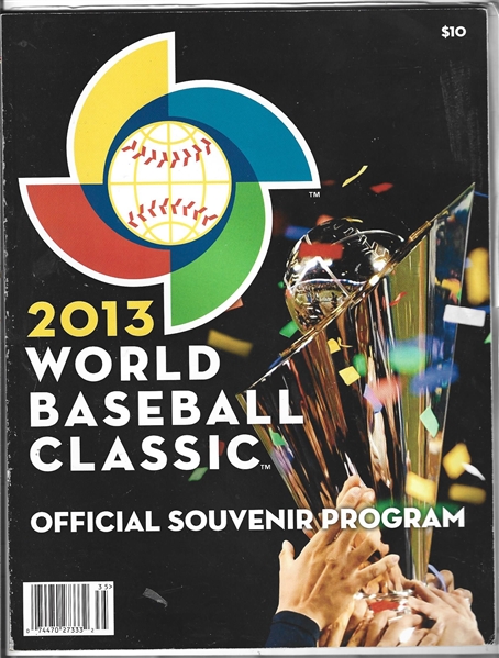 2013 World Baseball Classic Official Program 