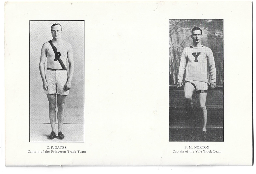 1926 Yale vs Princeton (NCAA) Track Meet Program 