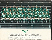 1964 Philadelphia Eagles (NFL) vs. Dallas Cowboys  Official Program