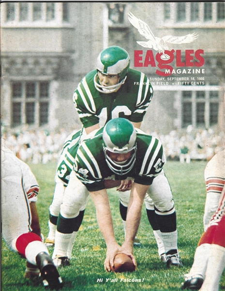 1966 Philadelphia Eagles (NFL) vs. Atlanta Falcons Official Program
