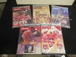 1980 - 81 Philadelphia Eagles Lot of (5) NFL Game Programs