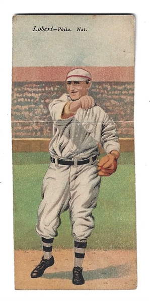 1911 Mecca Double Folder  - Lobert & Moore - Baseball Card
