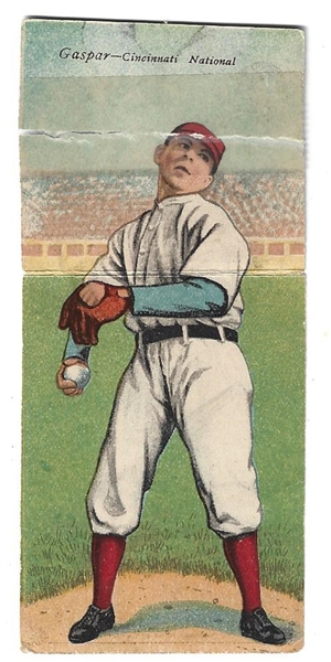 1911 T201 Mecca Double Folder - Thomas R. Clarke  & HL Gaspar Tobacco Card
