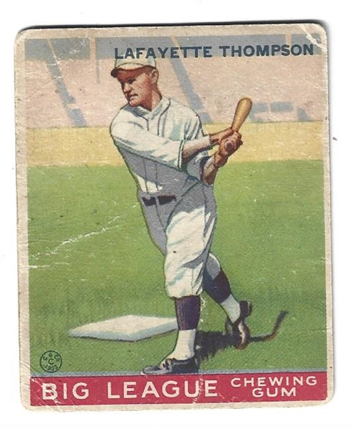 1933 Lafayette Thompson (Brooklyn Dodgers) Goudey Baseball Card