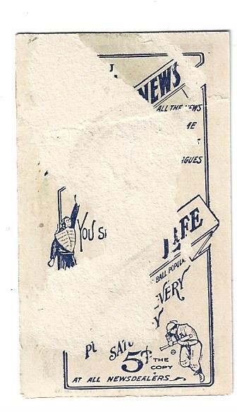1910 - 11 Sporting Life M116 - Cree (NY Americans) - Baseball Card