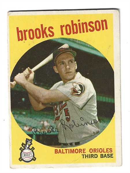 1959 Brooks Robinson (HOF) Topps Baseball Card