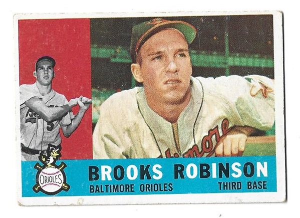 1960 Brooks Robinson (HOF) Topps Baseball Card