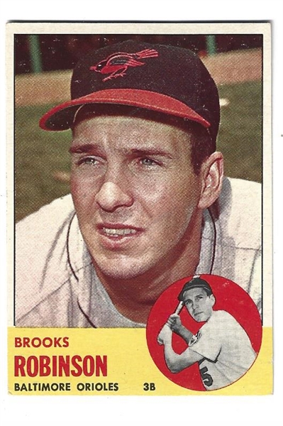 1963 Brooks Robinson  (HOF) Topps Baseball Card