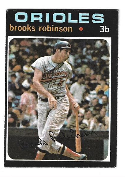 1971 Brooks Robinson (HOF) Topps Baseball Card