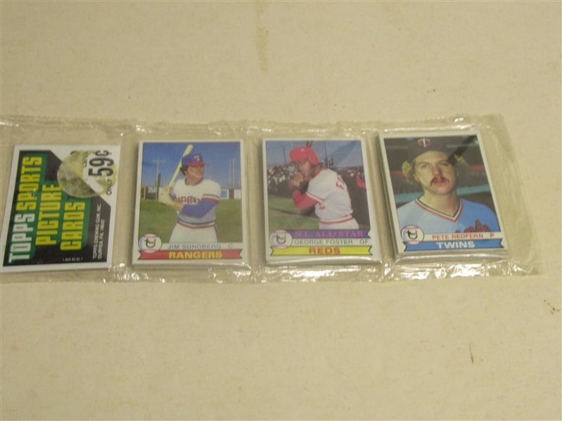 1979 Topps Baseball 59 Cent Rack Pack with Mike Schmidt Showing on the Bottom