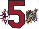 1997 Jim Thome (HOF - Cleveland Indians) Autographed Uniform Patch with Accessories