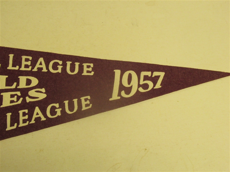 1957 World Series (NY Yankees vs. Milwaukee Braves) Full Size Pennant