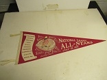 1954 NL All-Star Game Full Size Scroll Pennant at Cleveland with Chief Wahoo Graphic