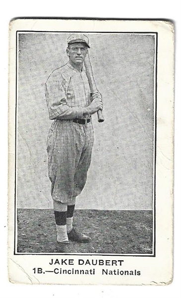1921 Jake Daubert (Cincinnati Reds) American Caramel (E121) Baseball Card