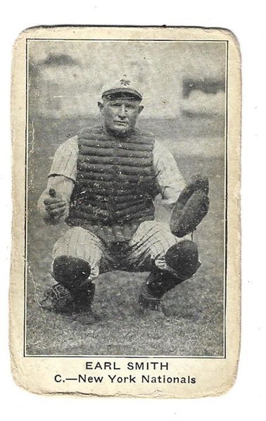 1921 Earl Smith (NY NL) American Caramel Baseball Card
