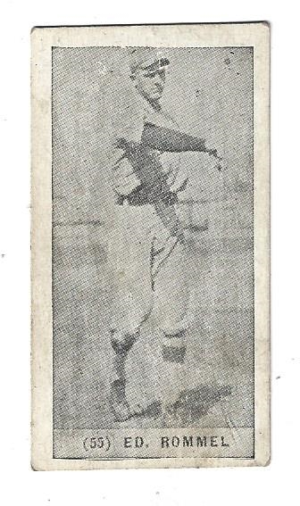 1928 Ed Rommel (Philadelphia A's) Harrington's Ice Cream Card