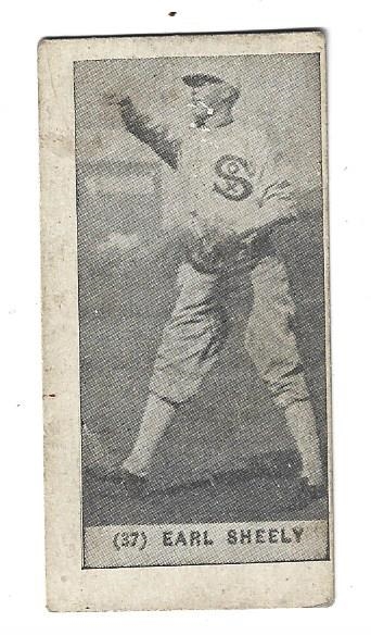 1928 Earl Sheely Harrington's Ice Cream Card