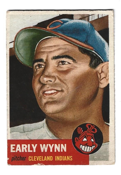 1953 Early Wynn (HOF) Topps Baseball Card