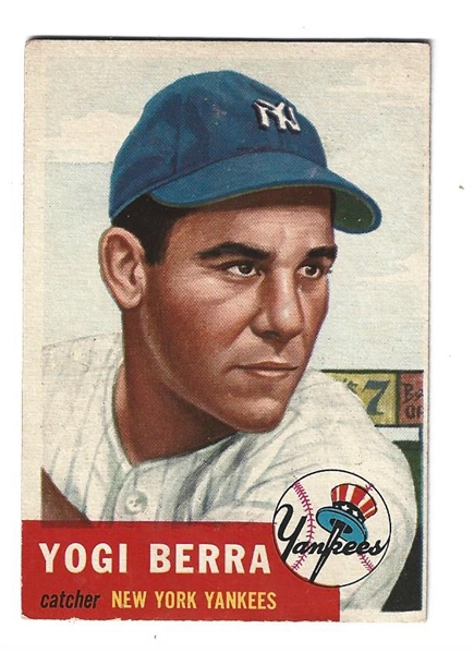 1953 Yogi Berra (HOF) Topps Baseball Card
