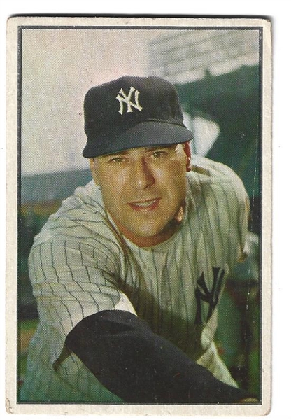 1953 Vic Raschi (NY Yankees) Topps Baseball Card