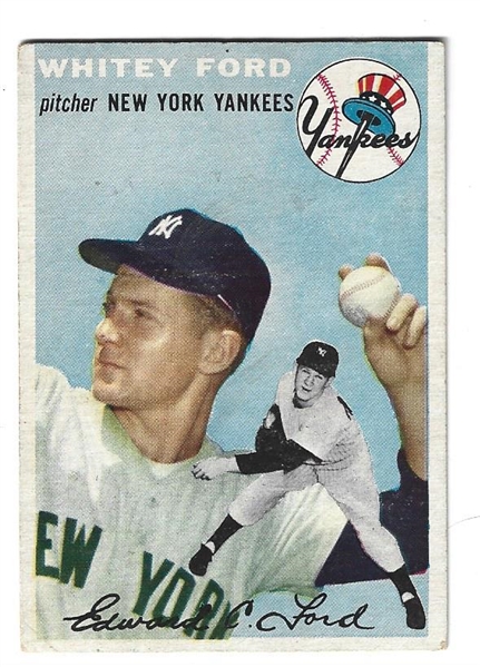 1954 Whitey Ford (HOF) Topps Baseball Card
