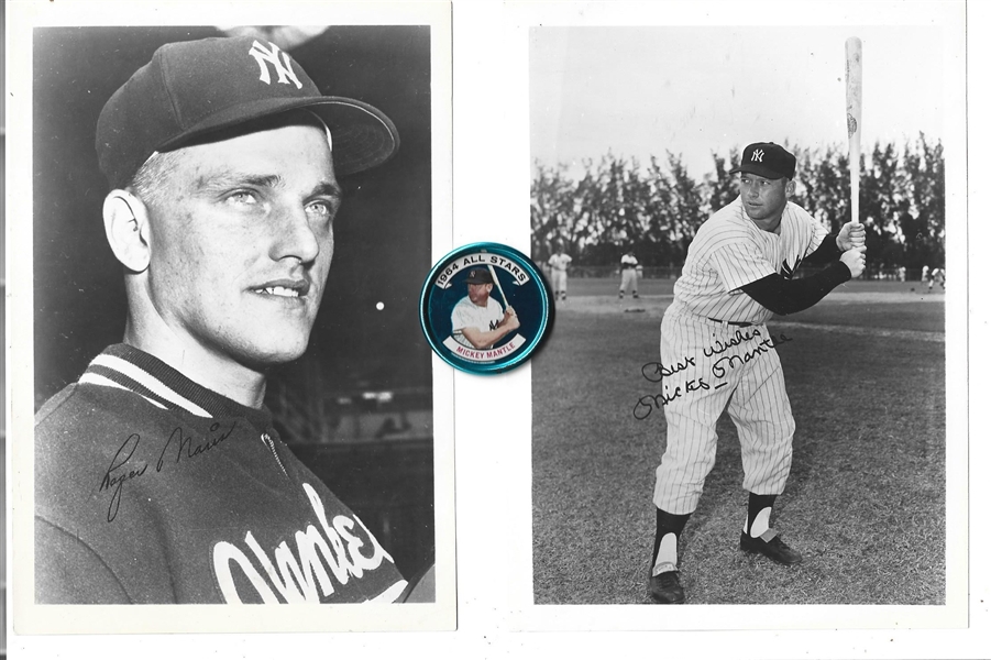 1960's  Mickey Mantle & Roger Maris Memorabilia Lot 