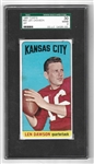 1965 Len Dawson (HOF) Topps Football Card SGC Graded 30 - Good (2)