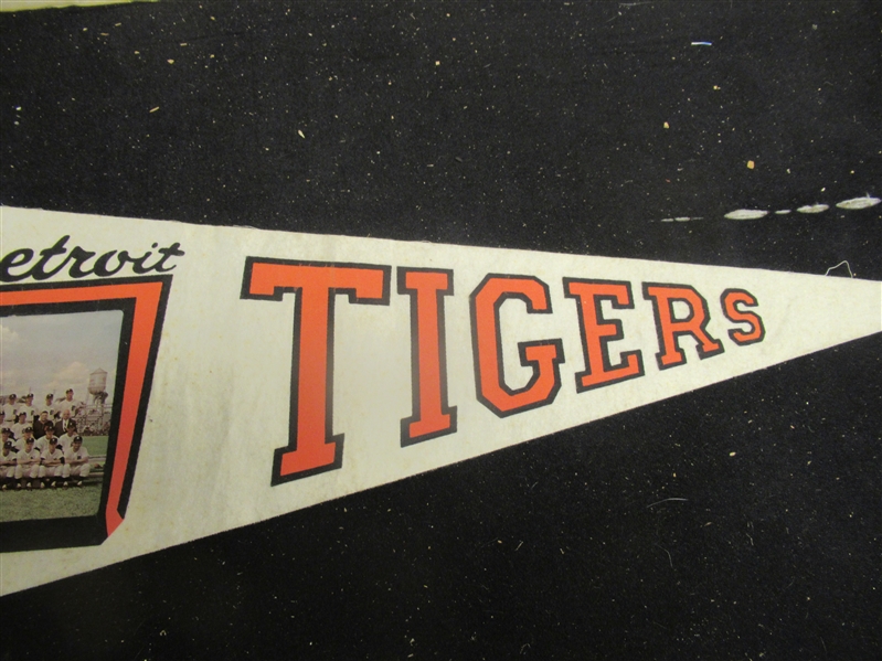 1961 Detroit Tigers (AL) Full Size Team Picture Pennant