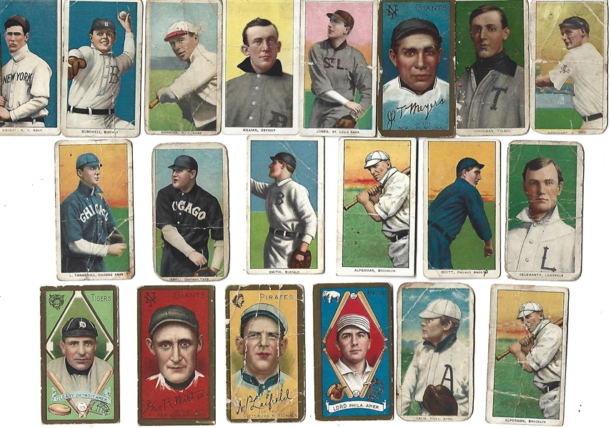1909 - 1911 T206 & T205 Tobacco Card Lot of (20) with (1)  HOF'er