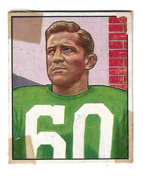 1950 Bowman Football - Chuck Bednarik  (HOF) - Ungraded Card