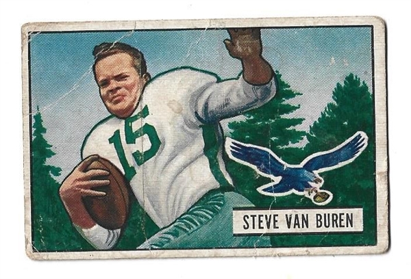 1951 Steve Van Buren (HOF) Bowman Football Card