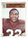 1966 Jim Brown (HOF) Philadelphia Football Card