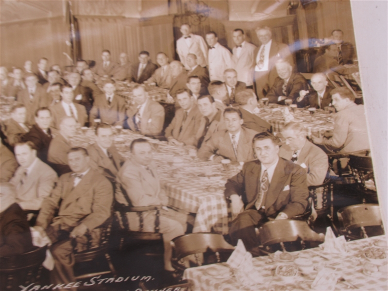 1948 NY Yankees Silver Anniversary Dinner at Ruppert Brewery Panoramic Photo