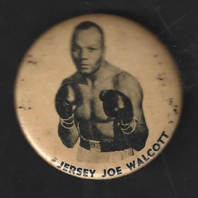 1950's Jersey Joe Walcott (Heavyweight Champion) Boxing Pinback Button