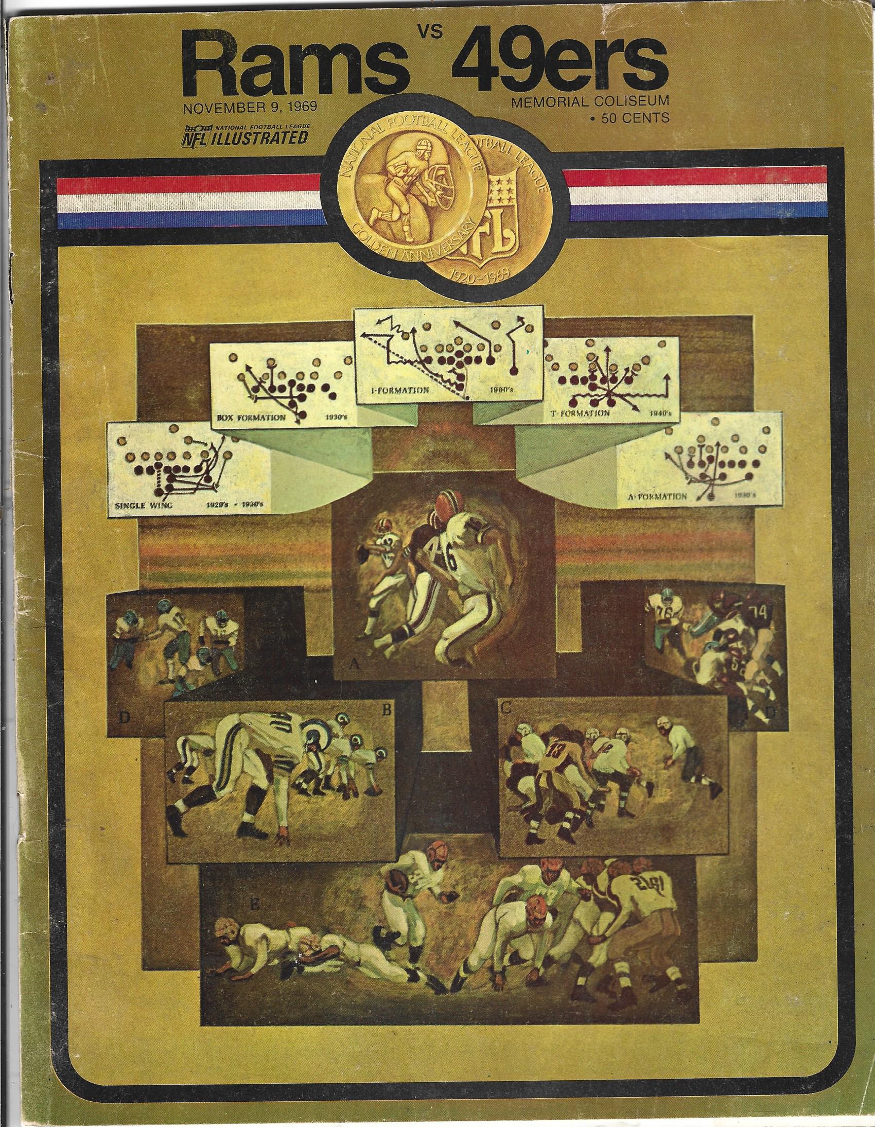 Lot Detail - 1969 LA Rams (NFL) vs. SF 49'ers Official Program at LA