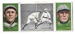 1912 T202 Hassan Triple Fold - Fred Clarks (HOF) & Robert Byrne - Baseball Card
