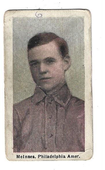 1911 Stuffy McInnes The Sporting Life M116  Baseball Card 