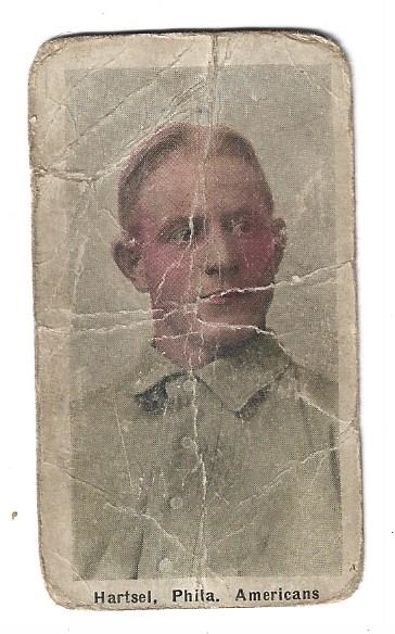 1911 Topsy Hartsel  (Philadelphia A's) The Sporting Life M116  Baseball Card 